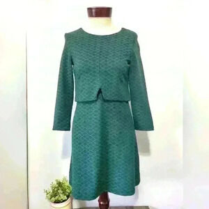 TOP SHOP size 4  layered green dress
